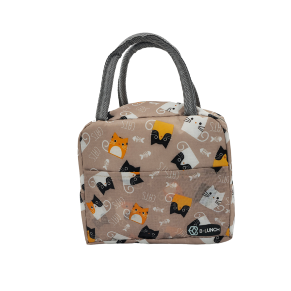 The Cat Print Lunch Bag