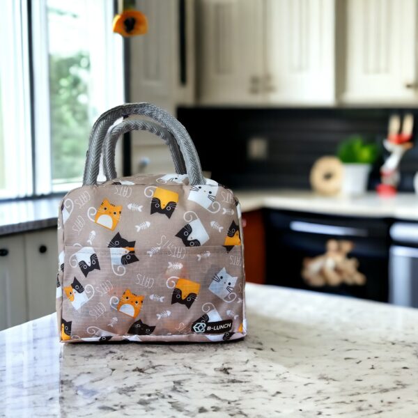 The Cat Print Lunch Bag